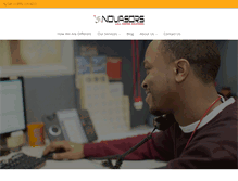 Tablet Screenshot of novasors.com